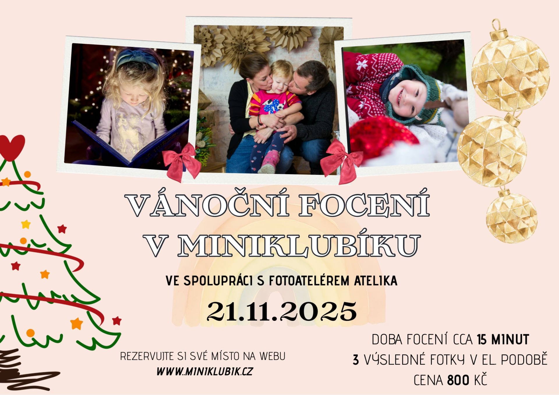 Vánoční focení v Miniklubíku